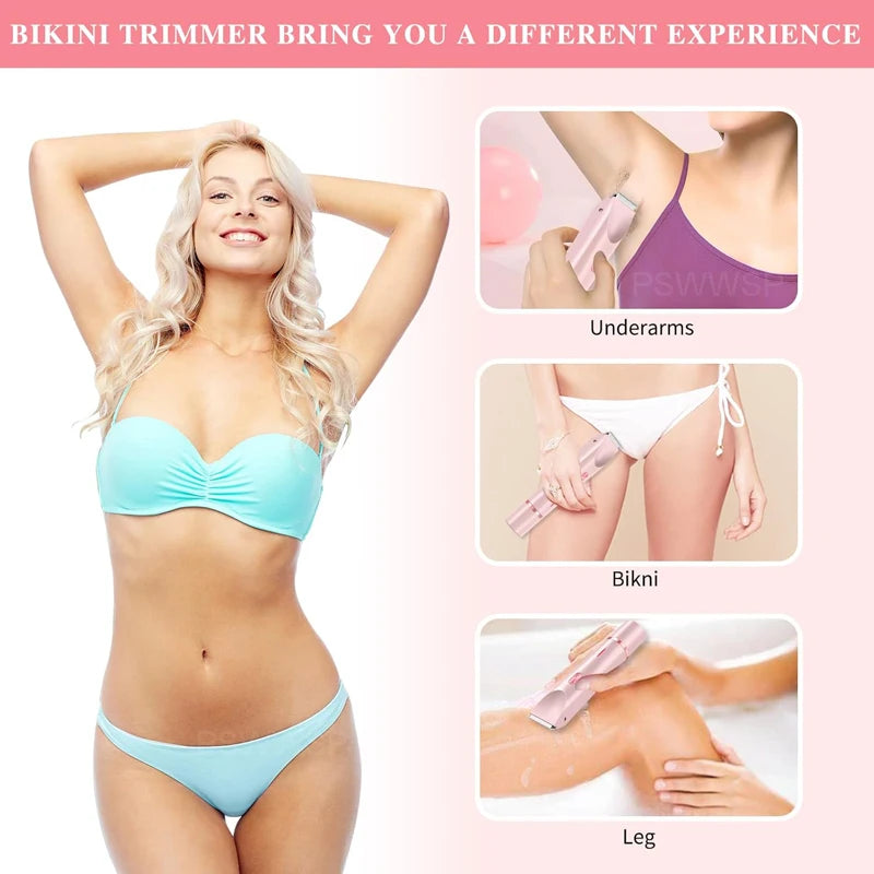 YouTrim™ 2-in-1 Electric Bikini & Facial Trimmer